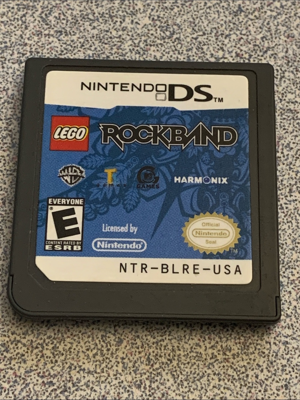 Nintendo DS LEGO Rock Band Game Card - Blue Label